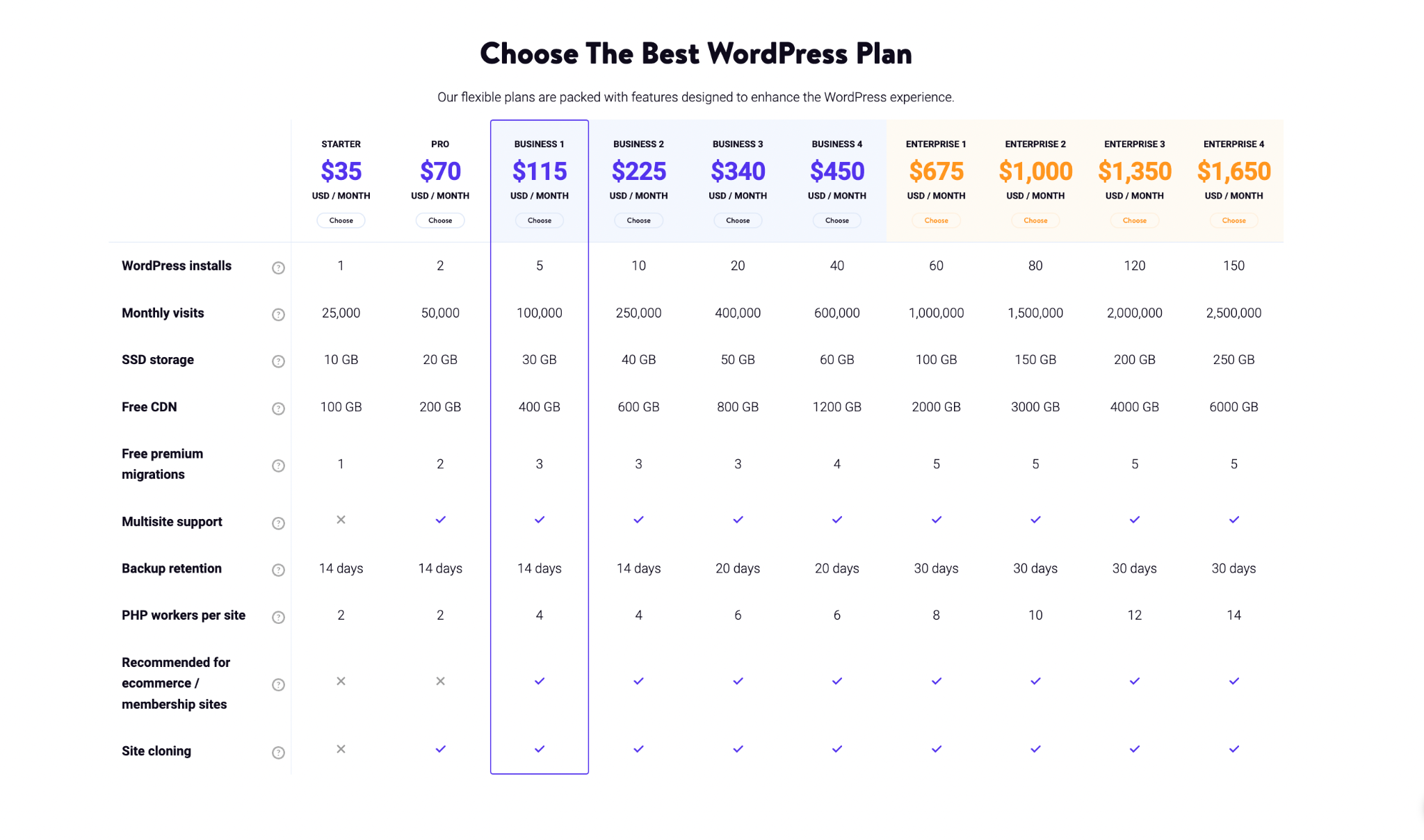 Kinsta WordPress hosting