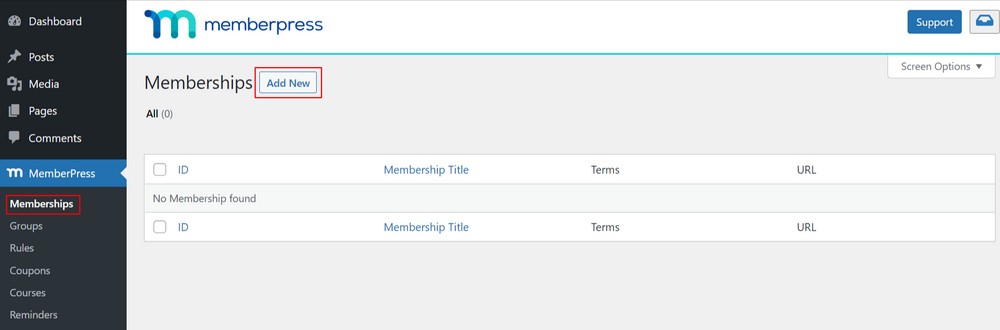 Creating membership levels using MemberPress