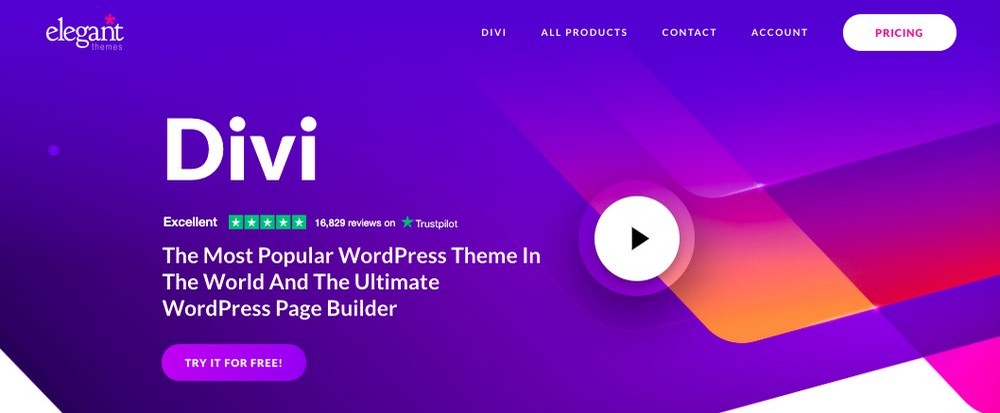 Divi multipurpose WordPress theme