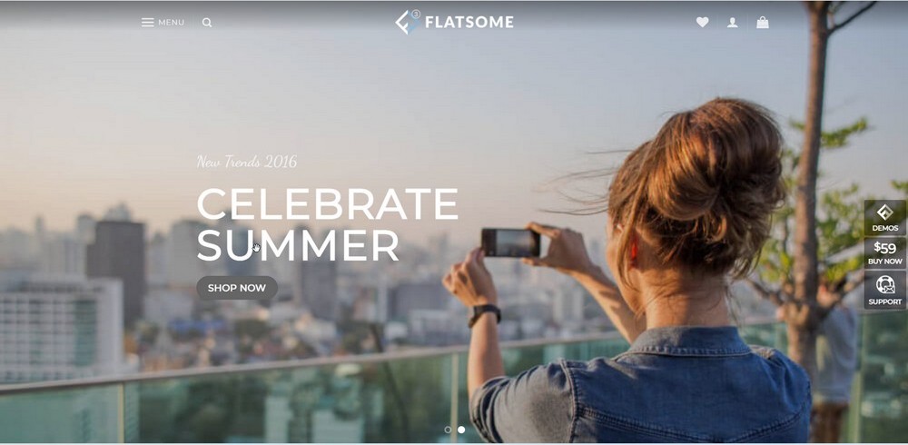 Flatsome multipurpose theme