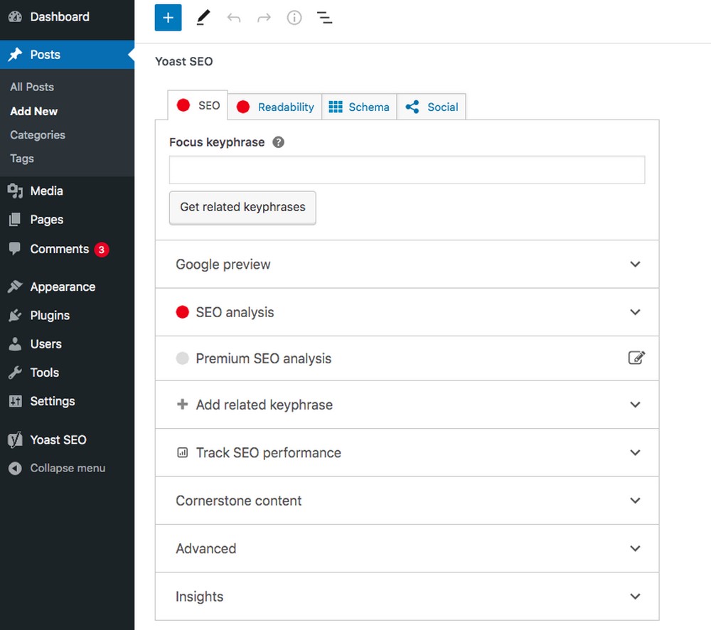 Yoast SEO plugin