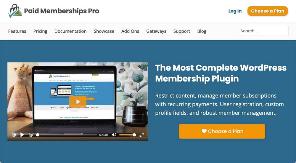 Paid Memberships Pro Homepage