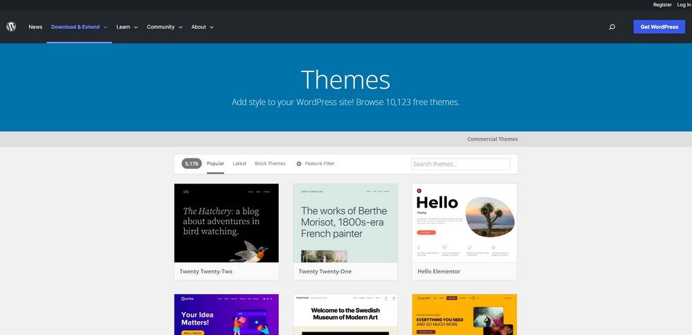 Pros of free WordPress themes