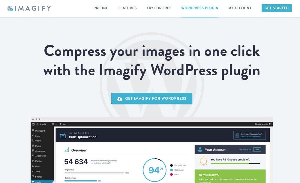 Imagify WordPress plugin