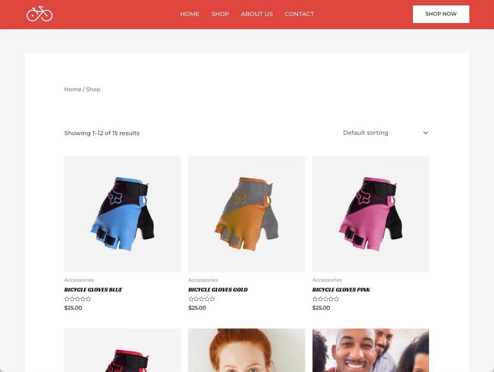 WooCommerce all products page