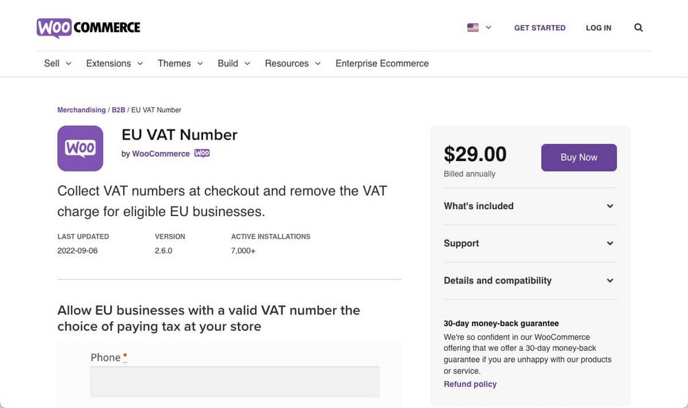 WooCommerce EU VAT Number extension