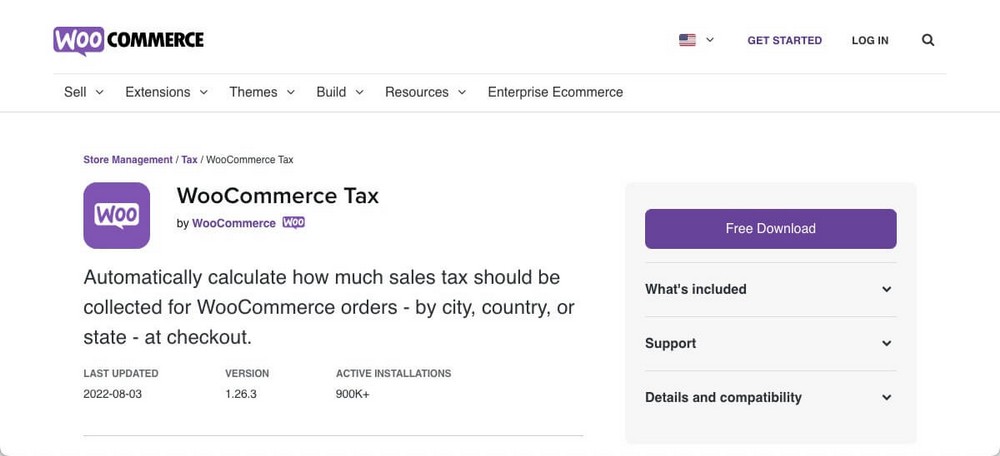 WooCommerce Tax Extension
