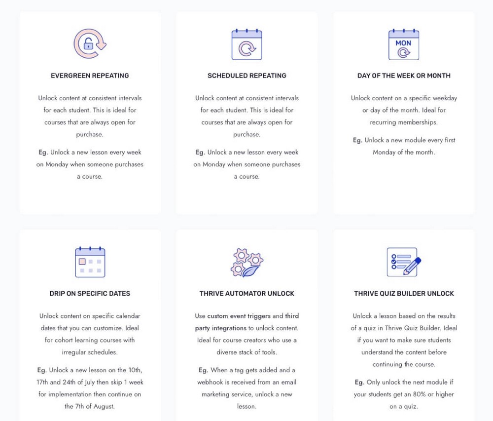 Advanced Drip functionalities