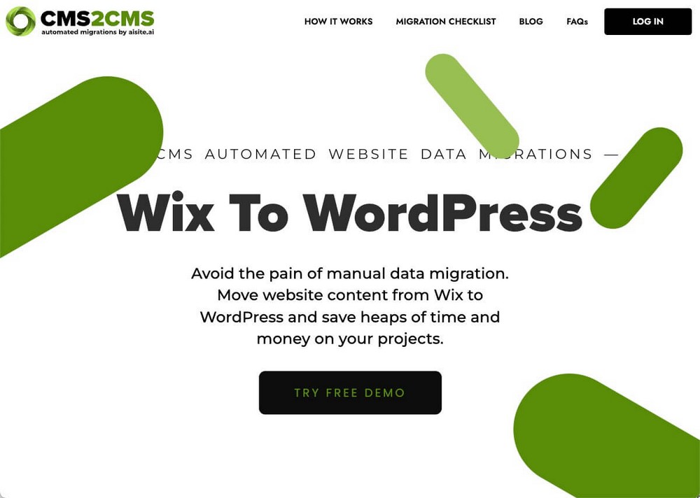 CMS2CMS homepage