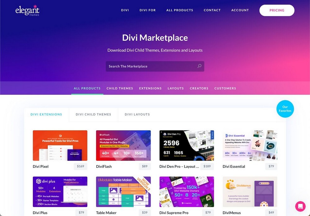 Divi Marketplace