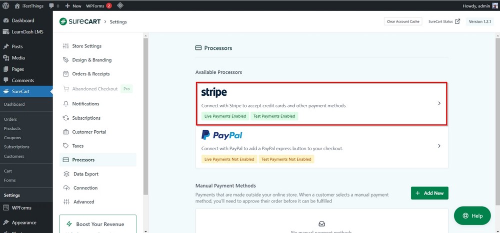 payment gateway stripe