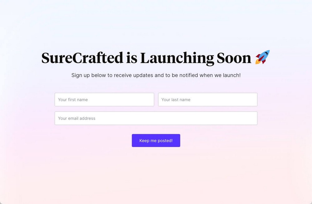 SureCrafted Homepage