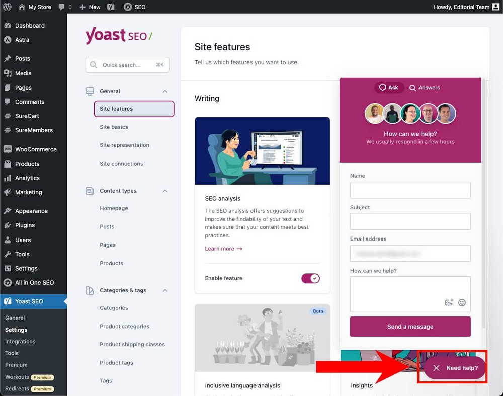 Yoast Customer Support