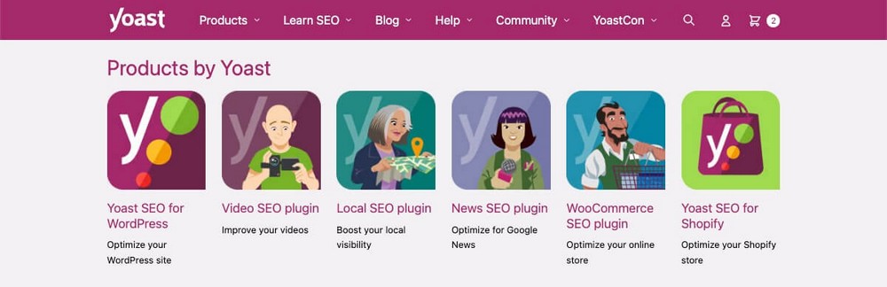 Yoast SEO Products