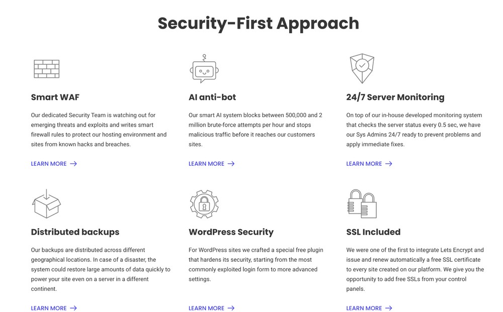 Security-first approach