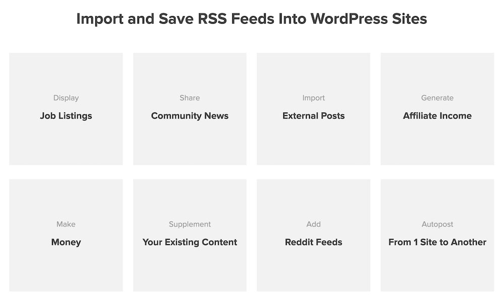 Who is WP RSS Aggregator for?