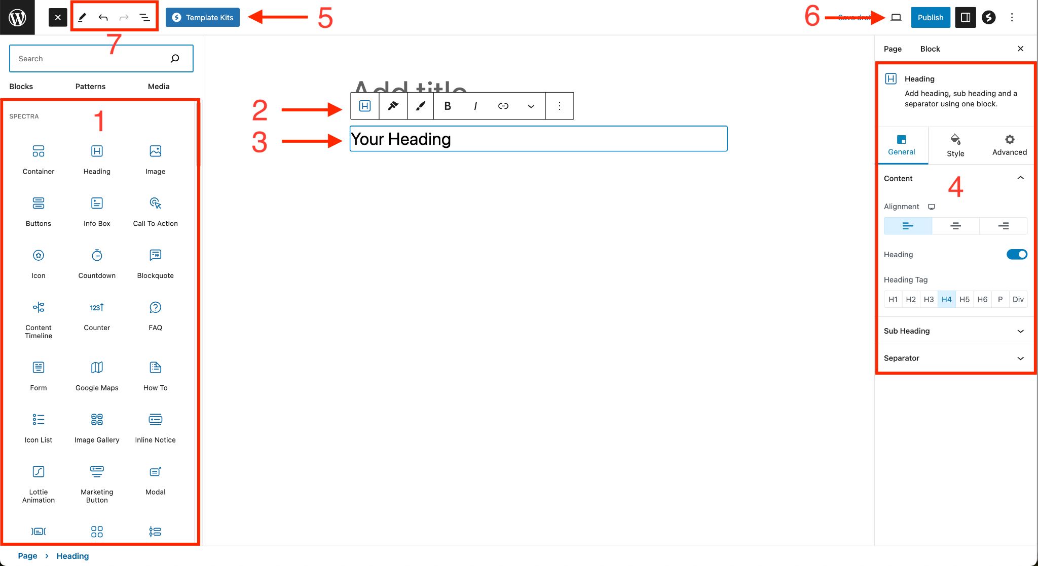 spectra pro block editor segments