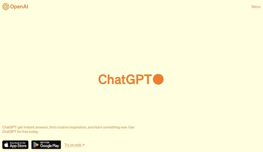 ChatGPT AI chatbot
