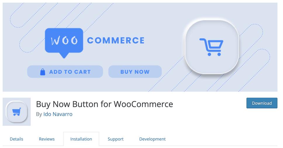 buy now button for WooCommerce plugin