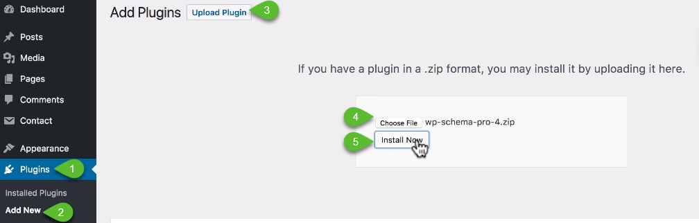 Schema Pro configuration