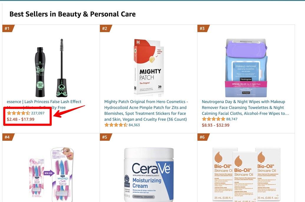 Research amazon best selling products