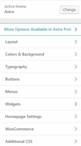typography customizer