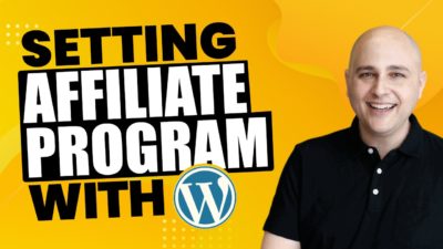 Setting Affiliate Program Using WordPress