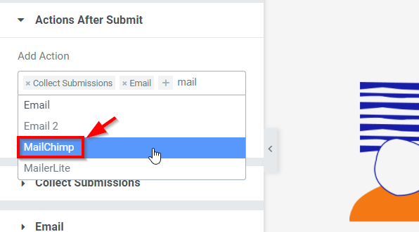 Actions After Submit form