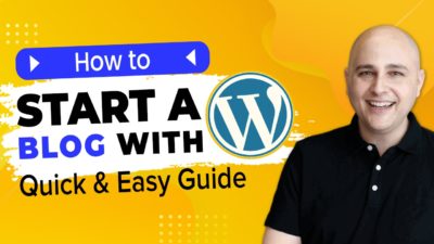 How to start a blog with WordPress