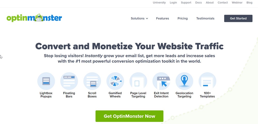 OptinMonster homepage