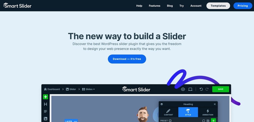 Smart Slider WordPress plugin