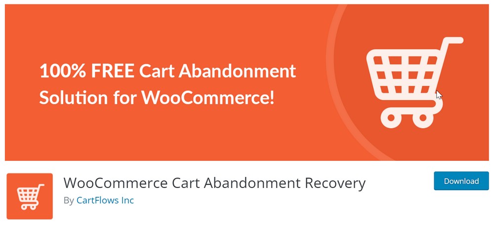 WooCommerce Cart Abandonment Recovery free plugin
