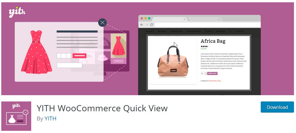 YITH WooCommerce Quick View plugin