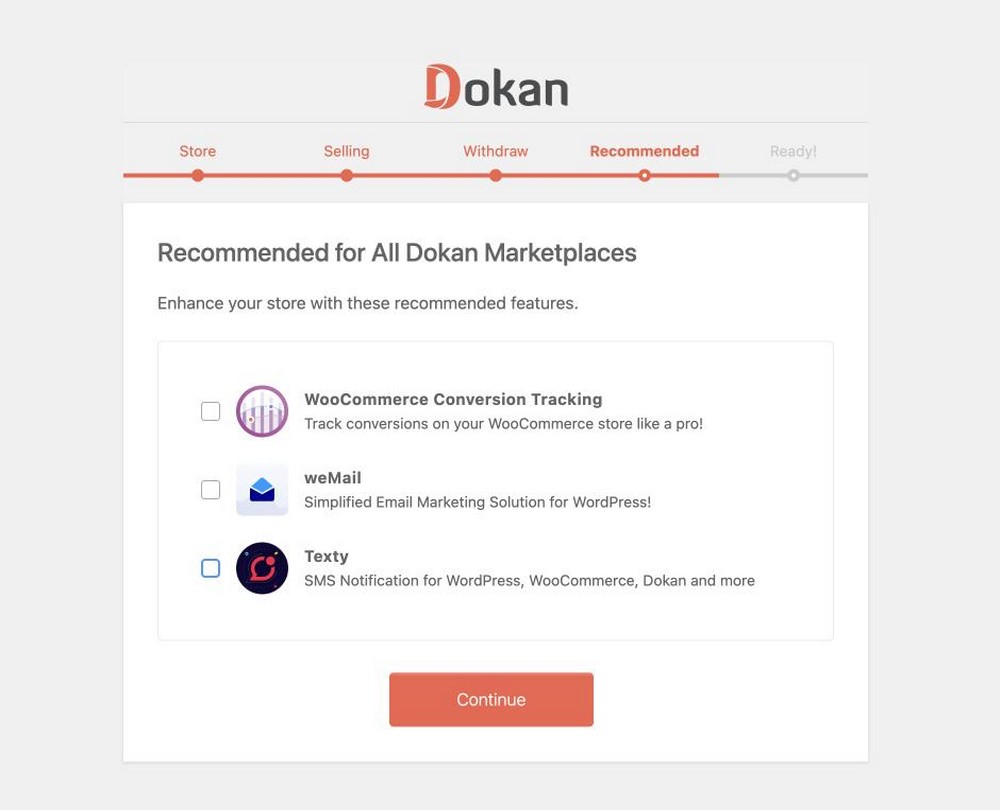 dokan recommended plugins for multivendor marketplace