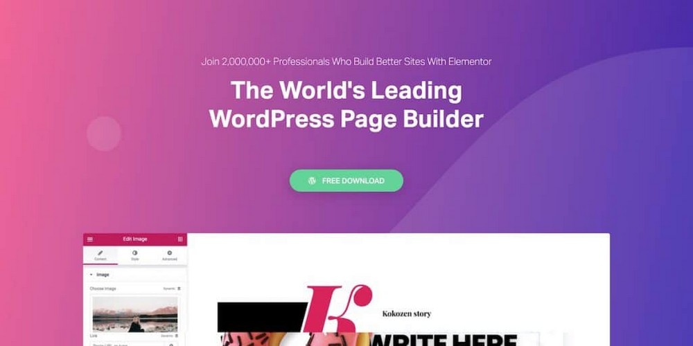 elementor page builder