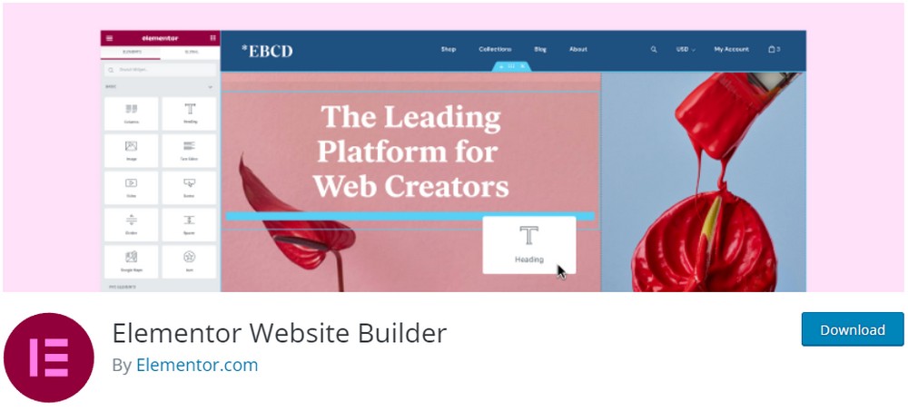elementor website builder
