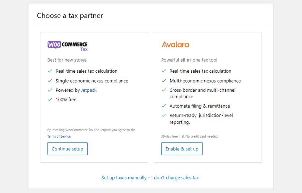 WooCommerce tax partner