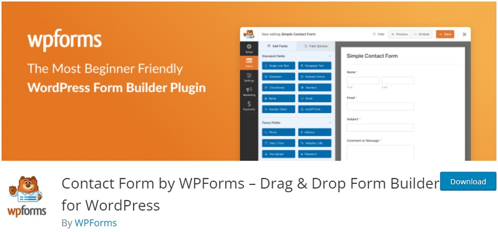 wpforms contact form