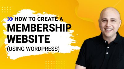 how to create a membership website
