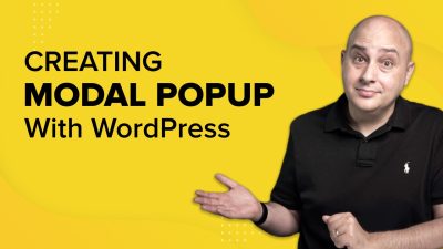 How to create modal popup with WordPress